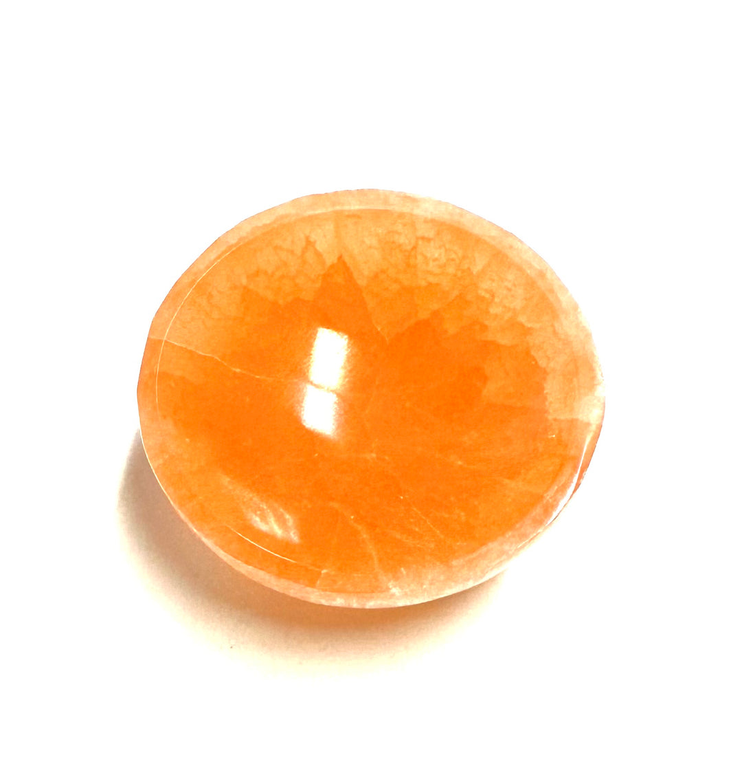 Orange Selenite Bowl