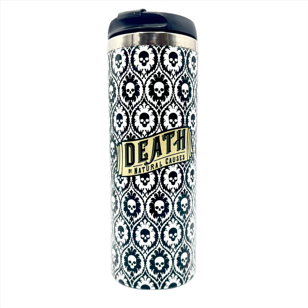 HMNS Death By Natural Causes Stainless Steel Tumbler, 14oz