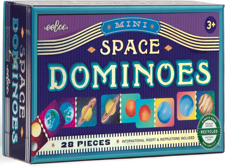 Space Mini Dominoes, 28 Pieces