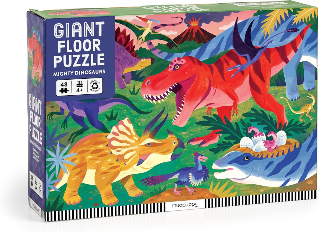 Mighty Dinosaurs Floor Puzzle, 48 Pieces