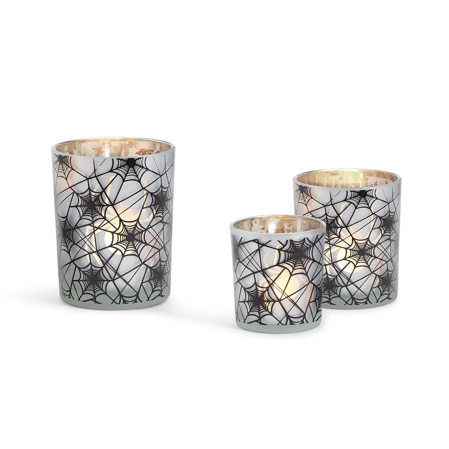 Large Spiderweb Pattern Candleholder