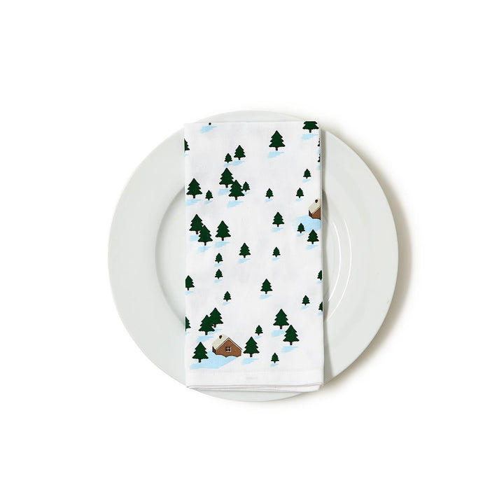 Winter Scene Cloth Napkins