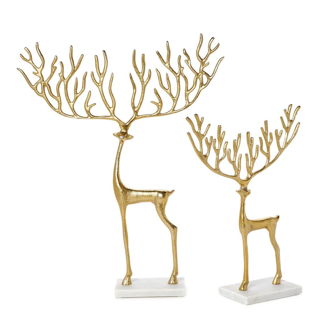 Golden Reindeer Figure, Small
