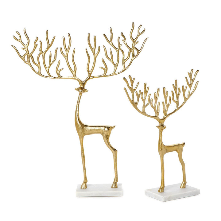 Golden Reindeer Figure, Small
