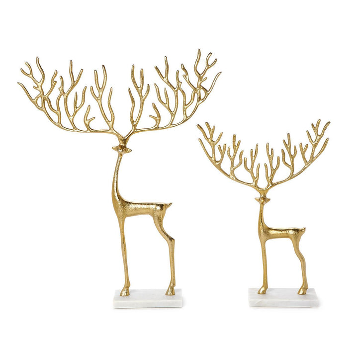 Golden Reindeer Figure, Small