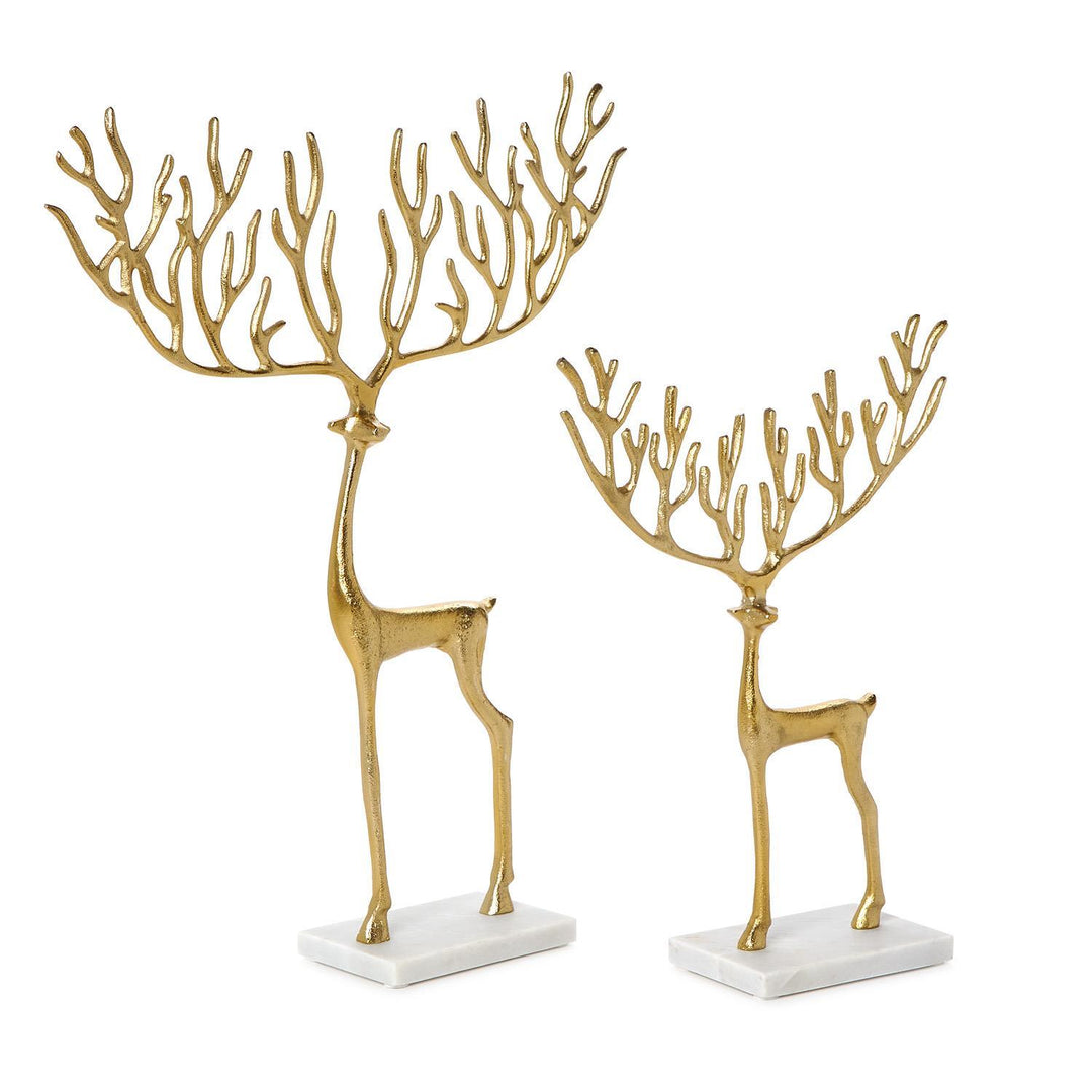 Golden Reindeer Figure, Small