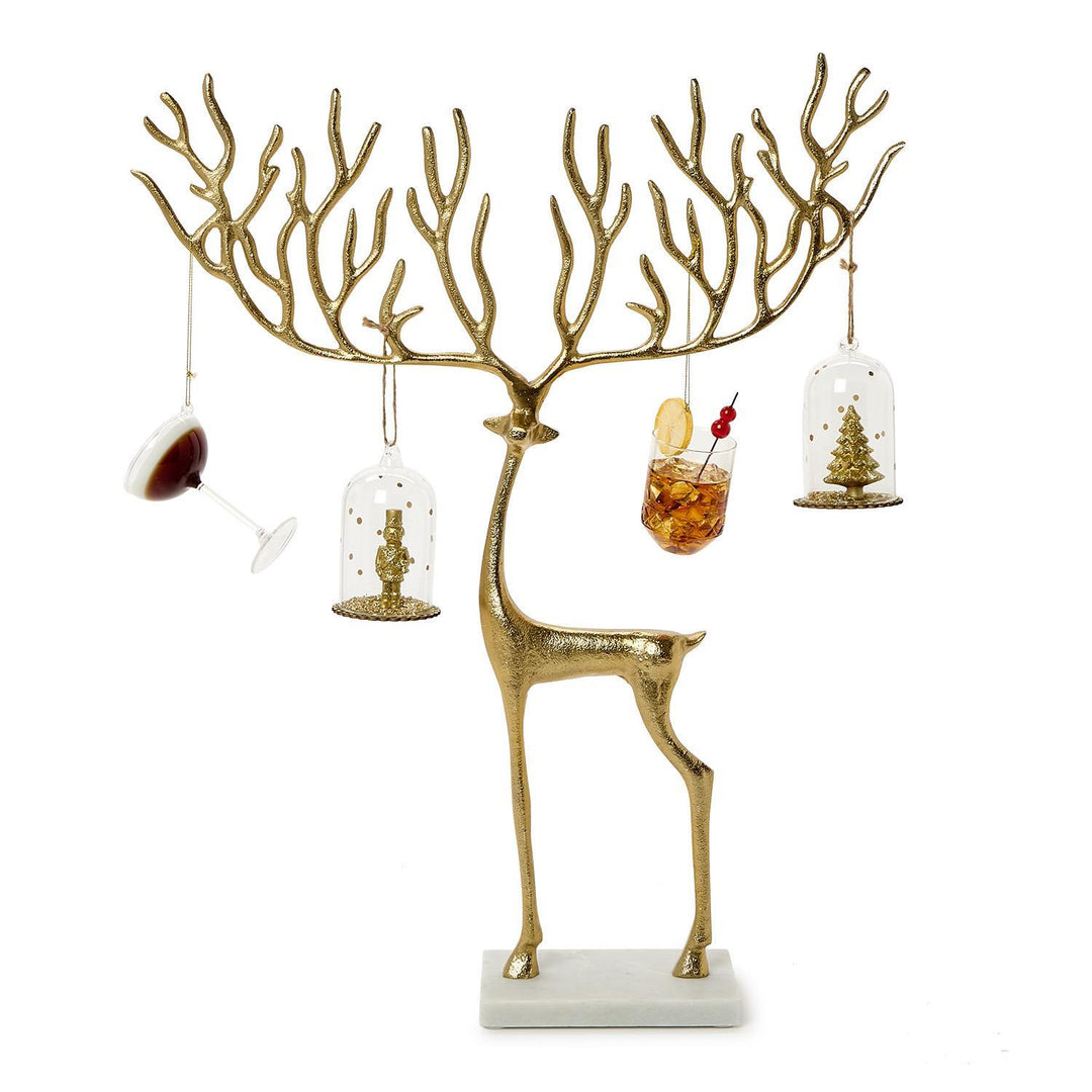 Golden Reindeer Figure, Small