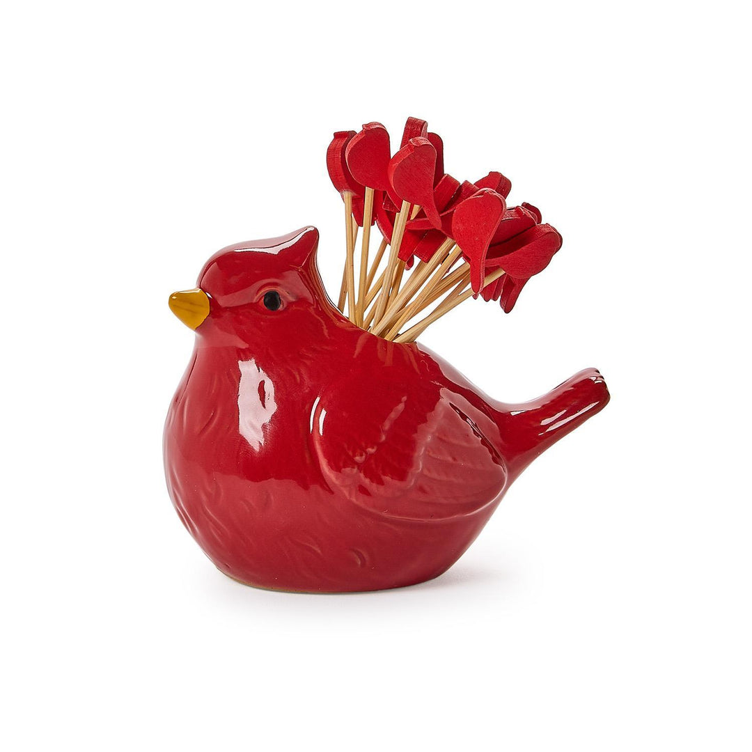 Cardinal Toothpick Holder