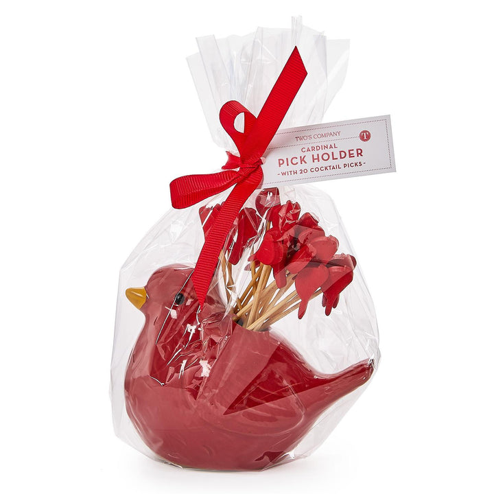 Cardinal Toothpick Holder