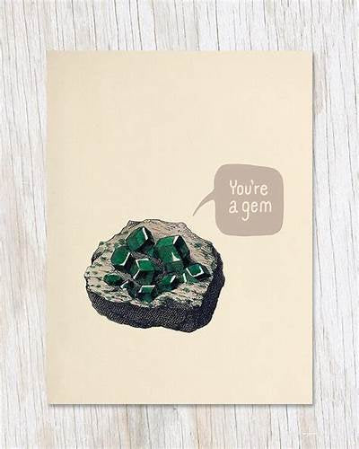 You're A Gem Greeting Card