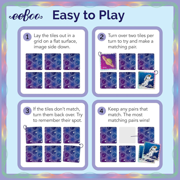 Shiny Space Memory & Match Game