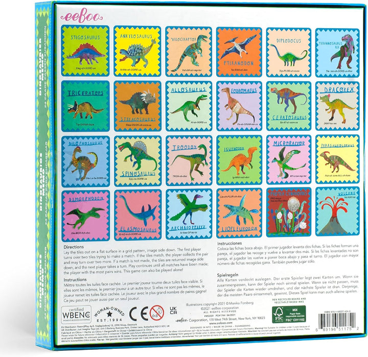 Dinosaur Memory and Match Game