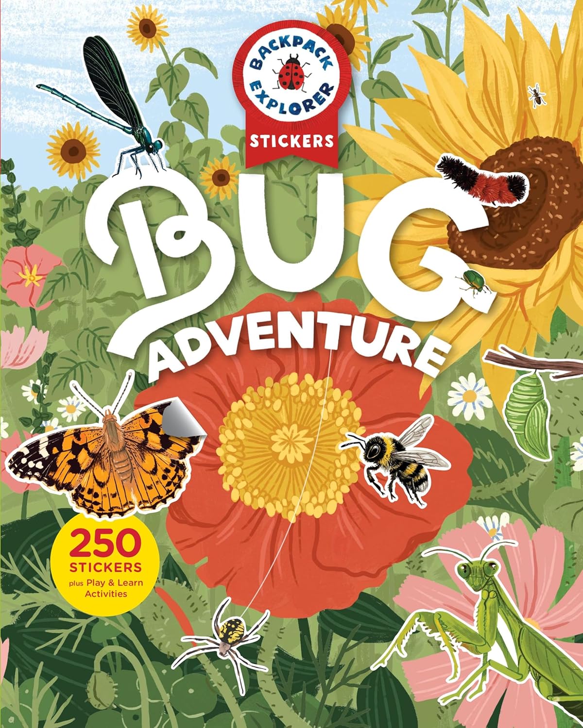 Explorer Sticker Animation Backpack Explorer Stickers: Bug Adventure- 250 Stickers plus Play & Le ...