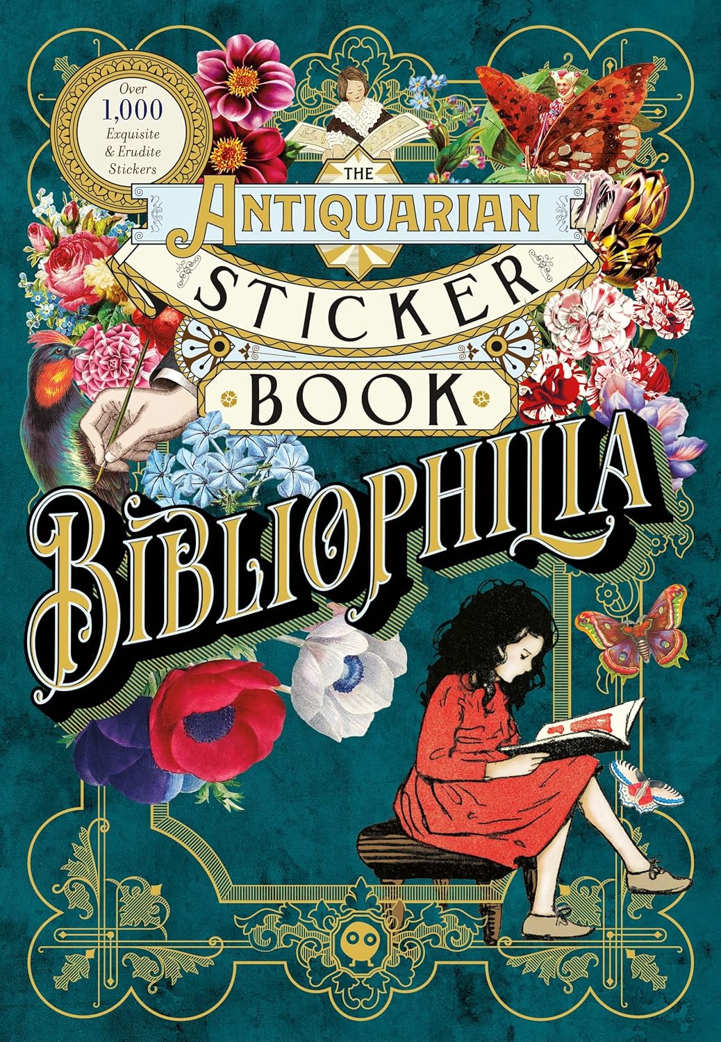 The Antiquarian Sticker Book: Bibliophilia (The Antiquarian Sticker Book Series)