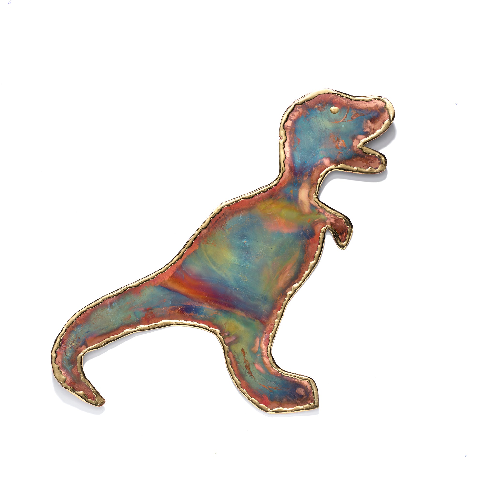 Copper Dino Art