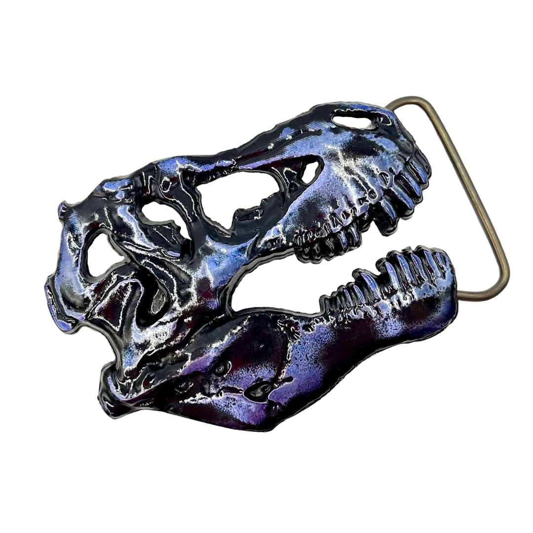 Tyrannosaurus rex Dinosaur Skull Belt Buckle