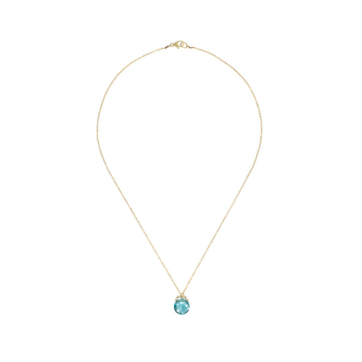 Aqua Quartz Necklace