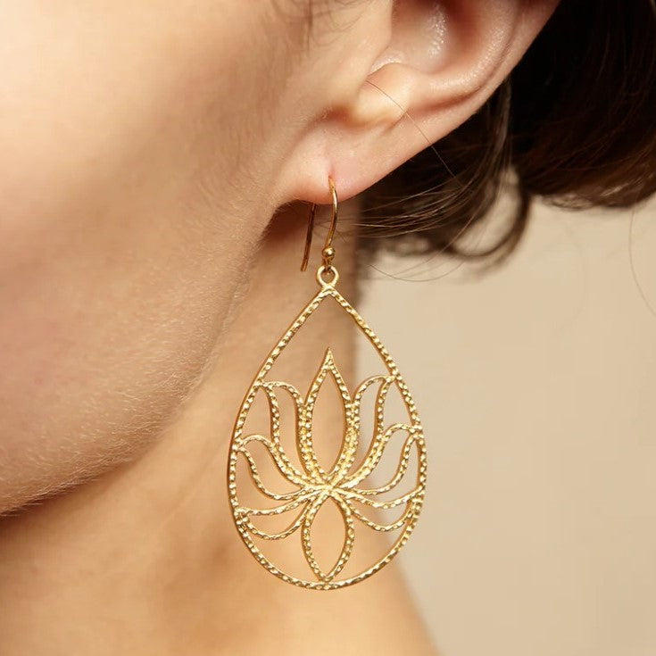 Lotus Earrings