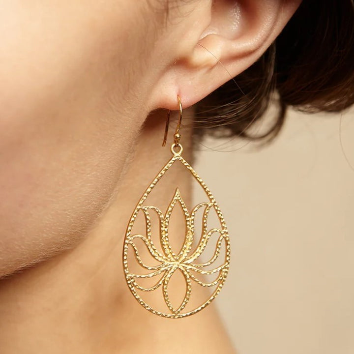 Lotus Earrings