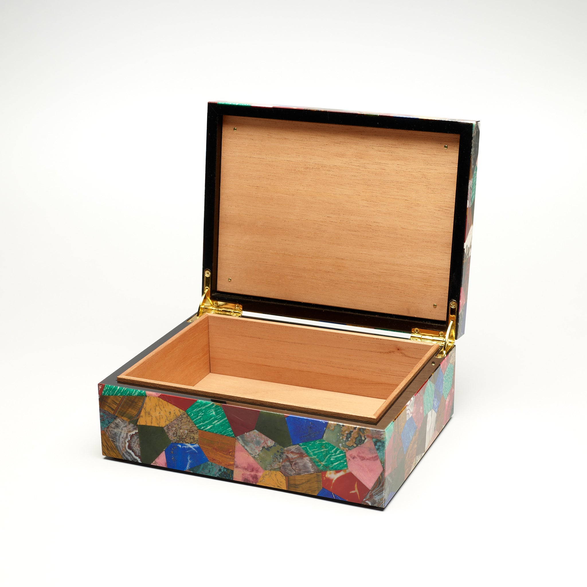 Mosaic Box with Spanish Cedar Presentation Box