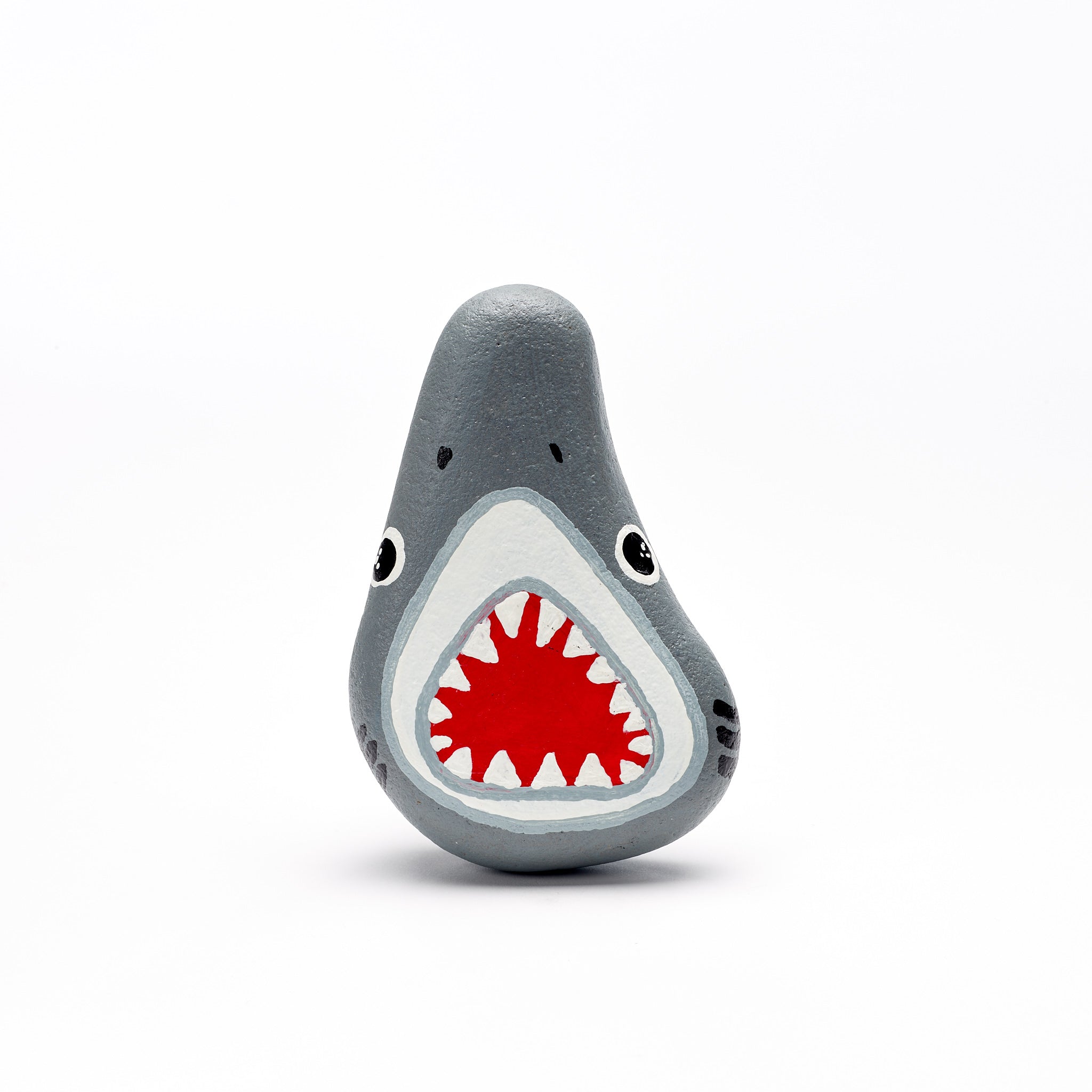 Painted Sharks! Rocks