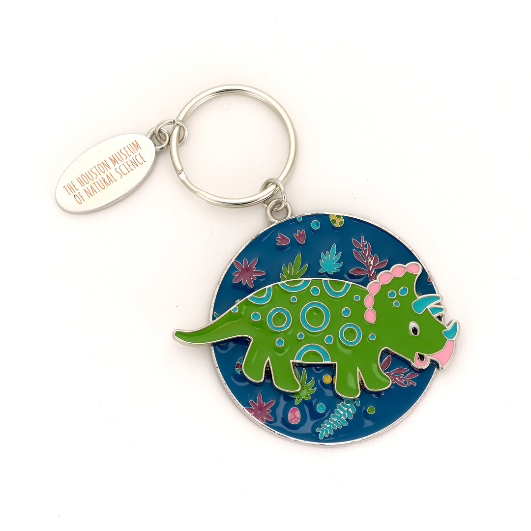 HMNS Triceratops Spinner Keychain