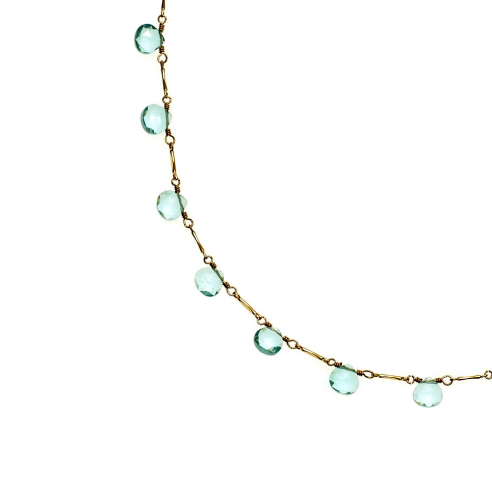 Aqua Quartz Necklace