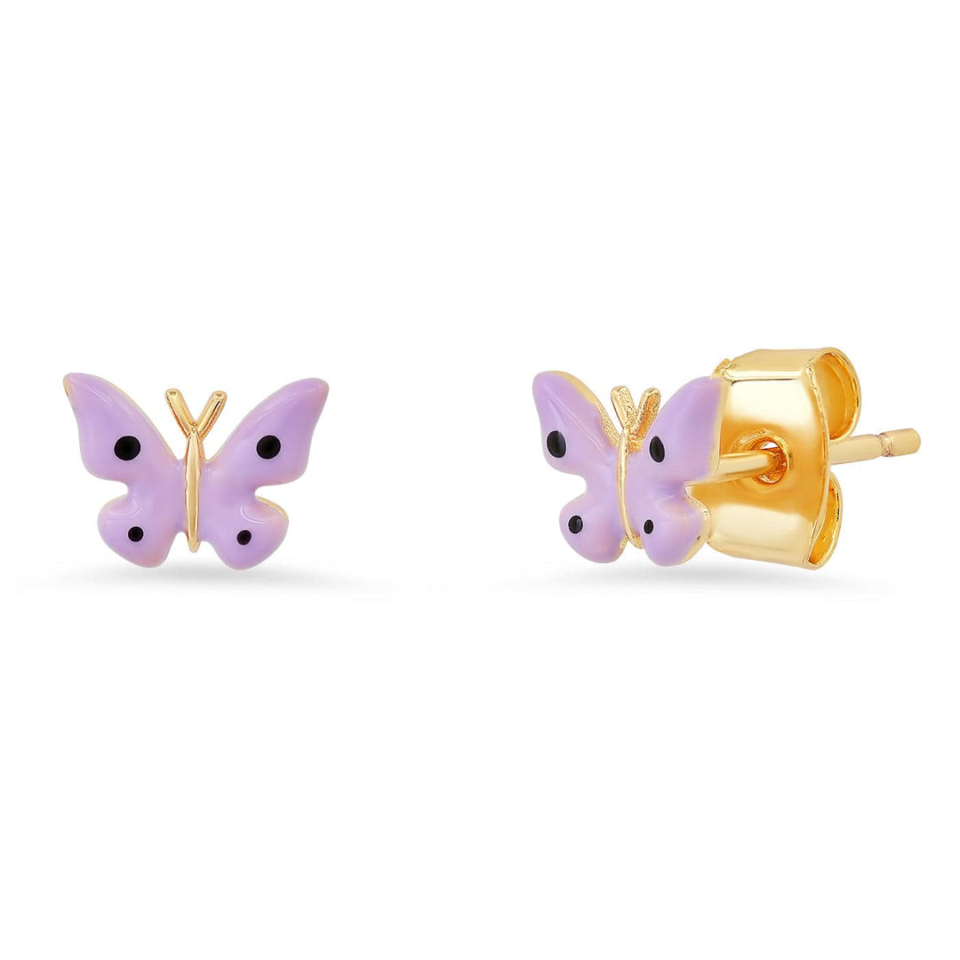 Butterfly Enamel Earrings