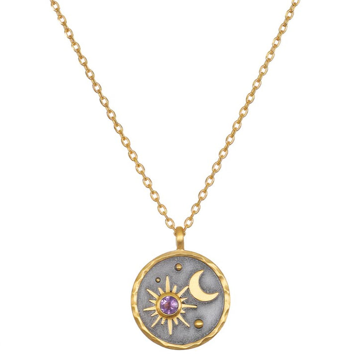 Celestial Birthstone Necklace