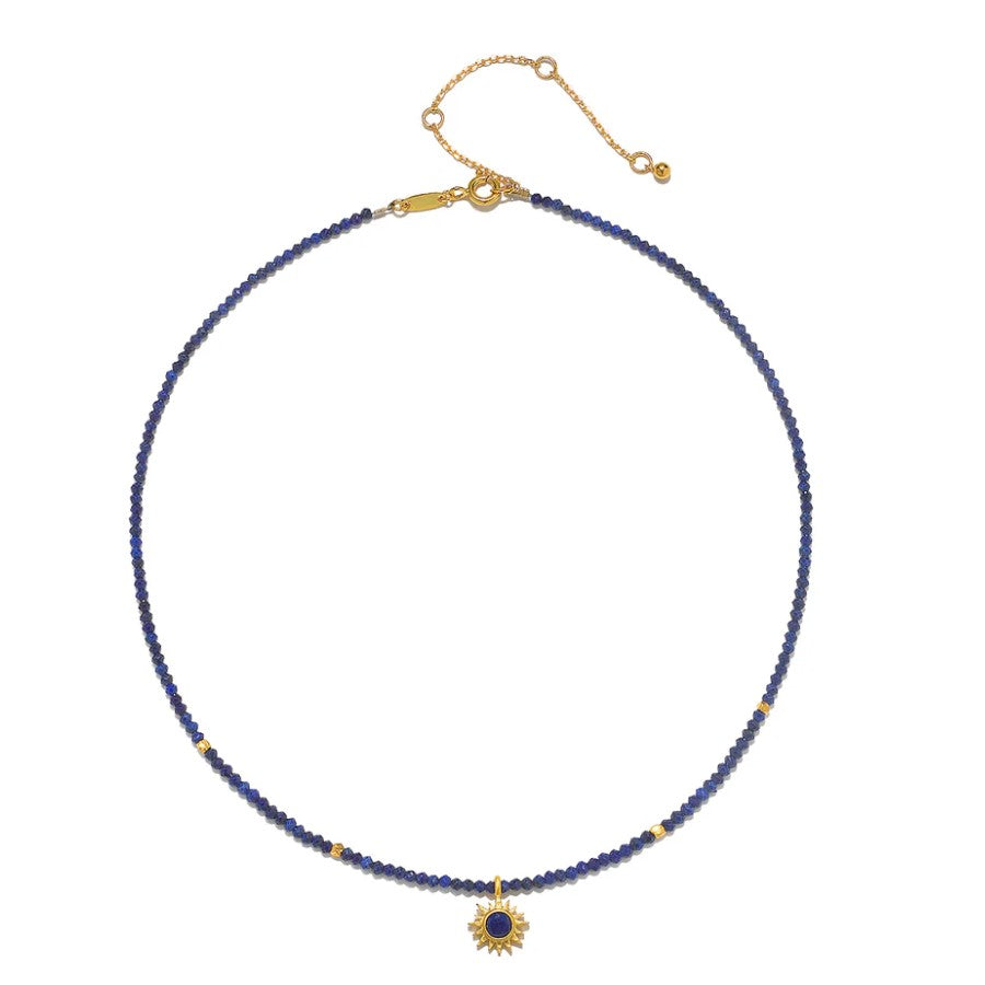 Sunburst Lapis Choker