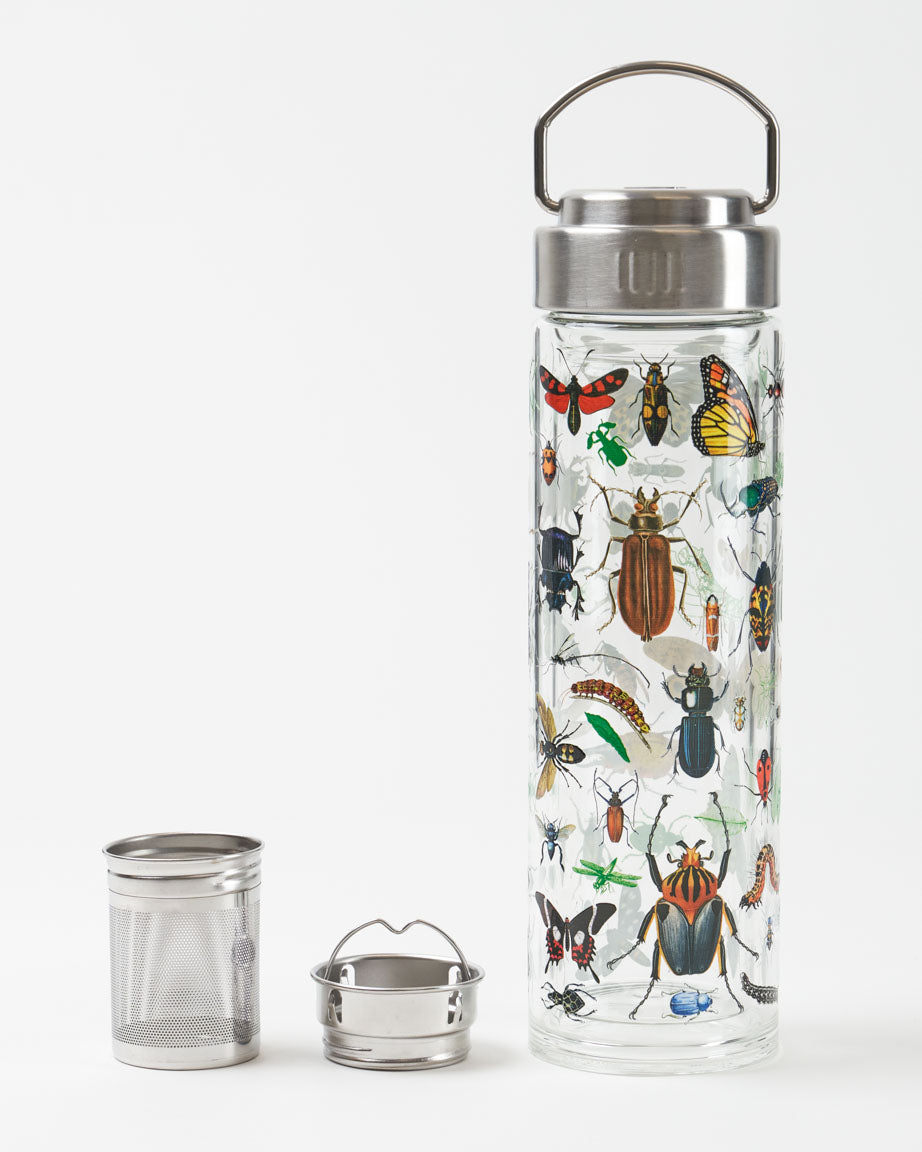 Glass Bottle and Tea Infuser