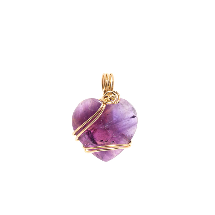 Amethyst Heart Pendant