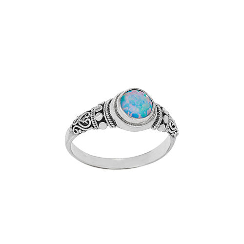 Round Opal Like Ring