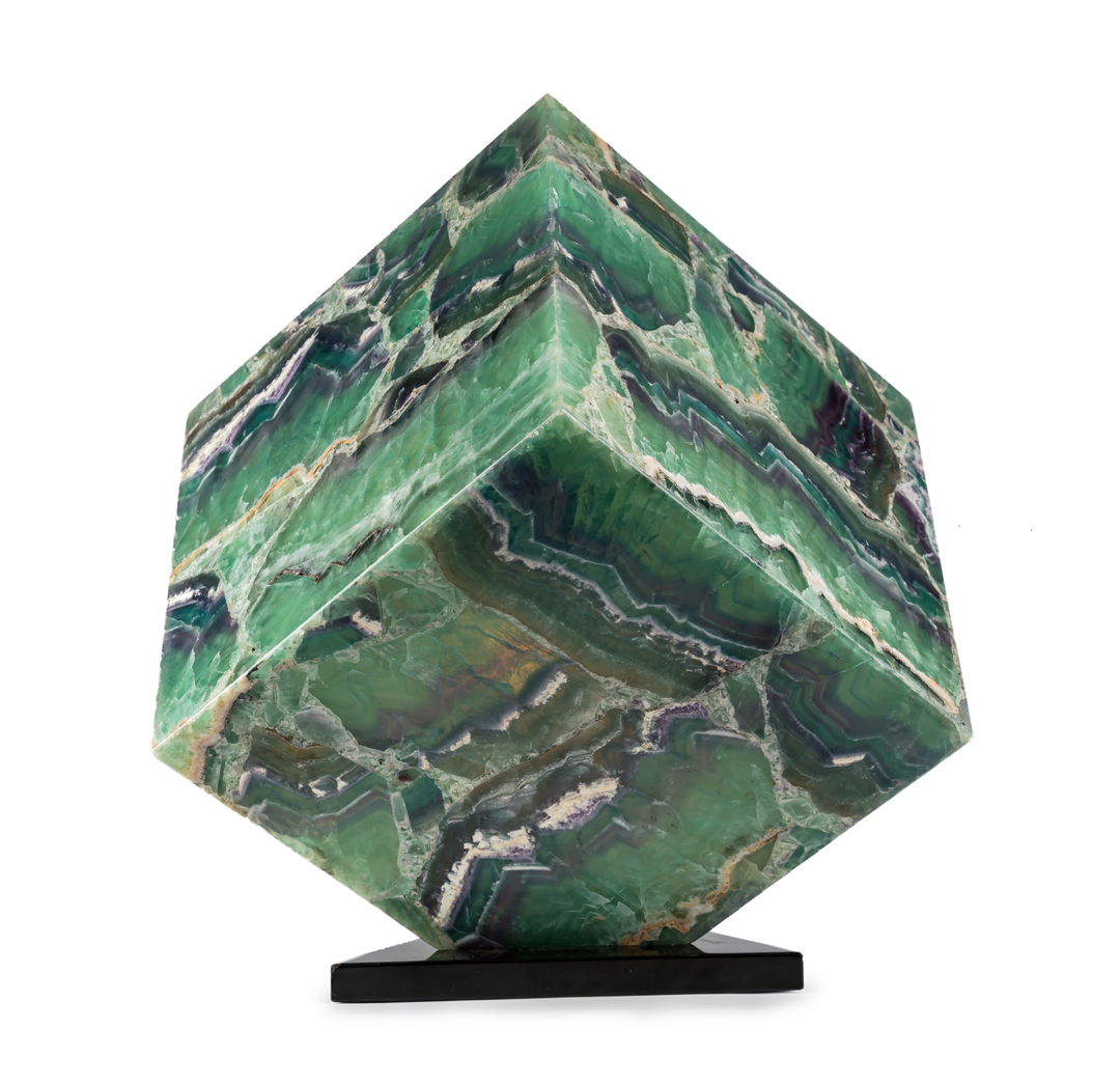 Fluorite Cube Lamp