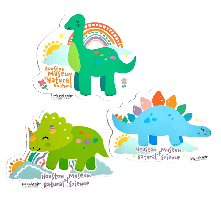 Rainbow Dinosaurs Stickers