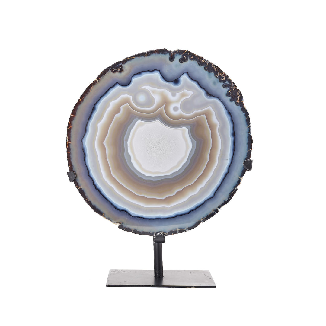Agate End Cap on Stand