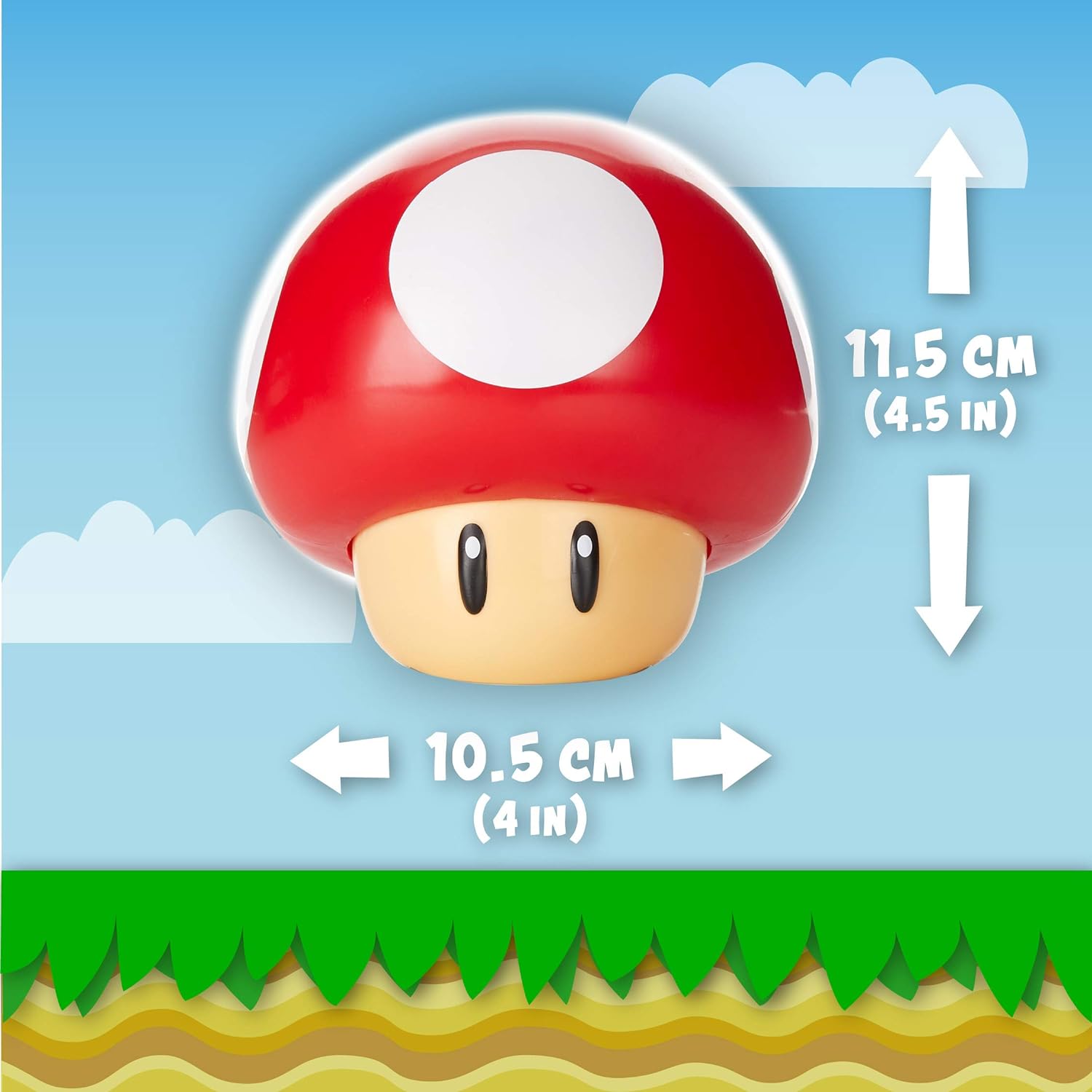 Bright Green high quality Extra Life Power Up Mushroom Super Mario LED Night Light Wall Decor