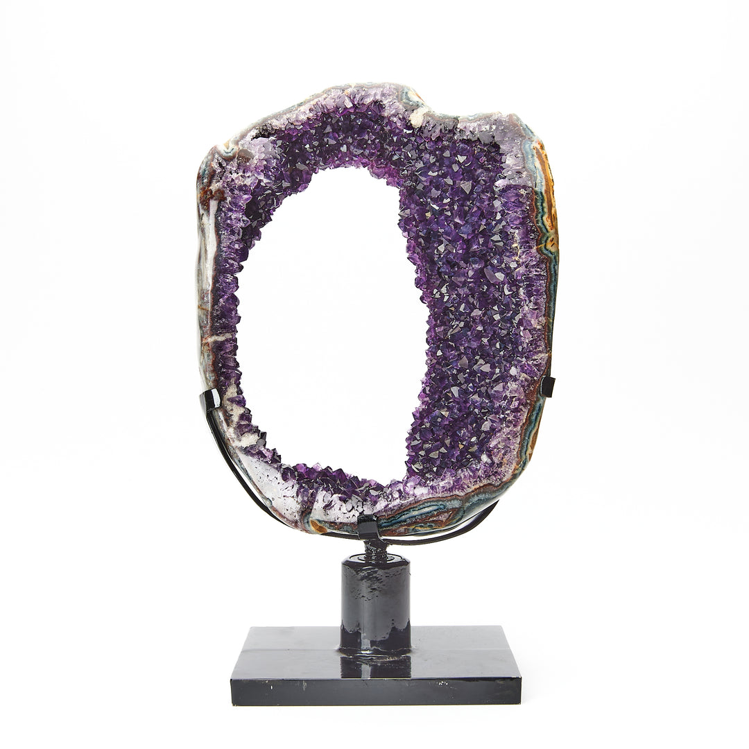 Amethyst Geode on Spinning Stand