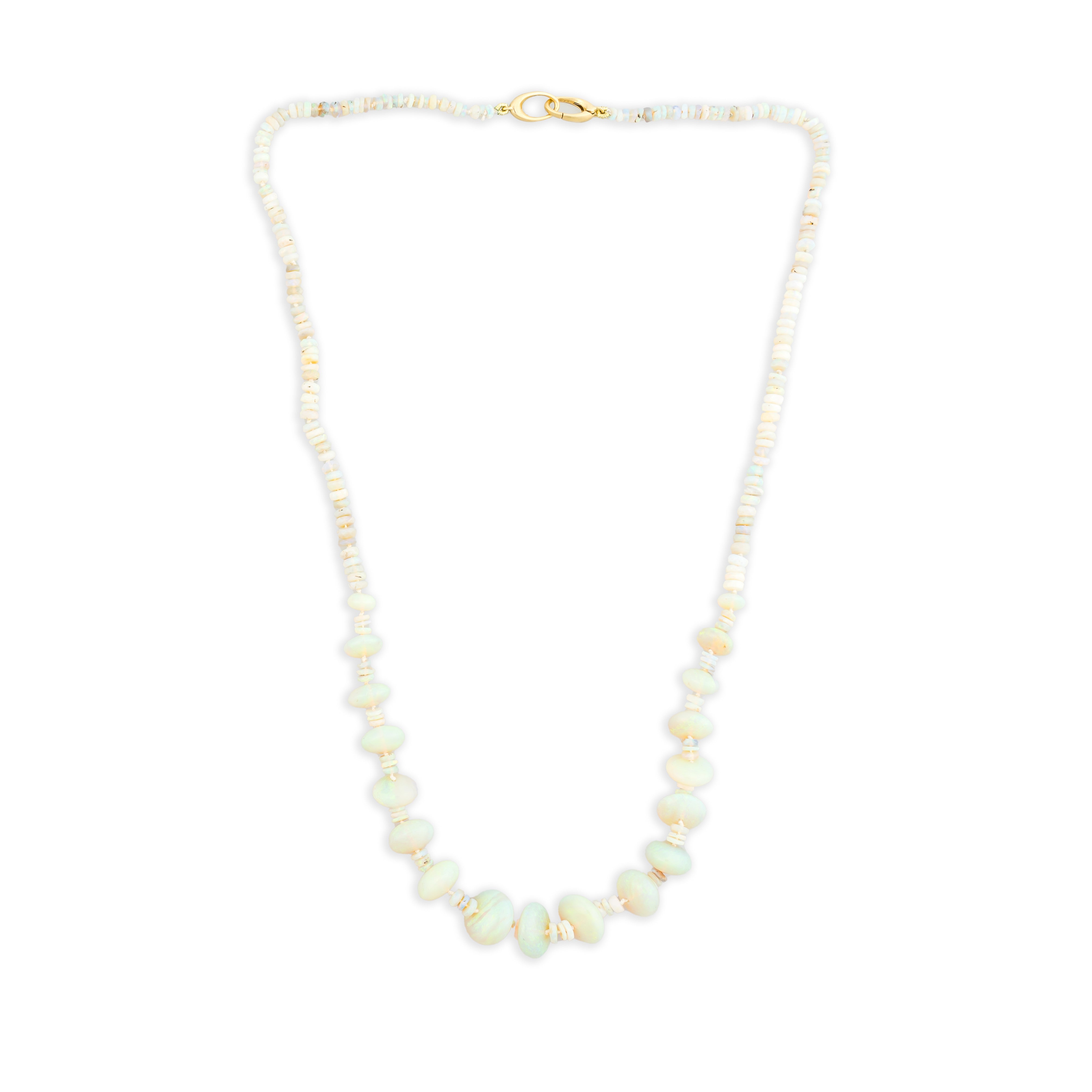Teal Australian Opal Candy Necklace