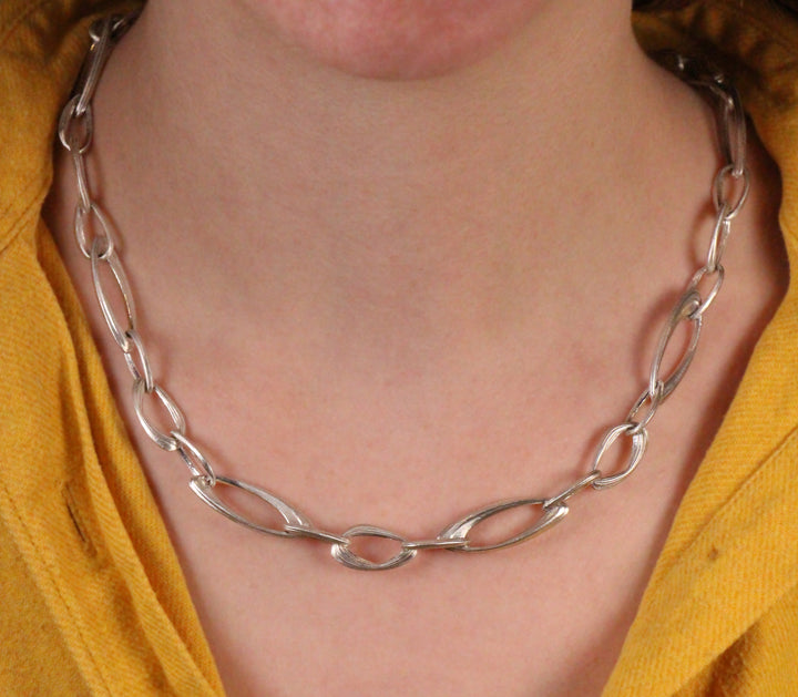 Sterling Silver Azores Chain Necklace