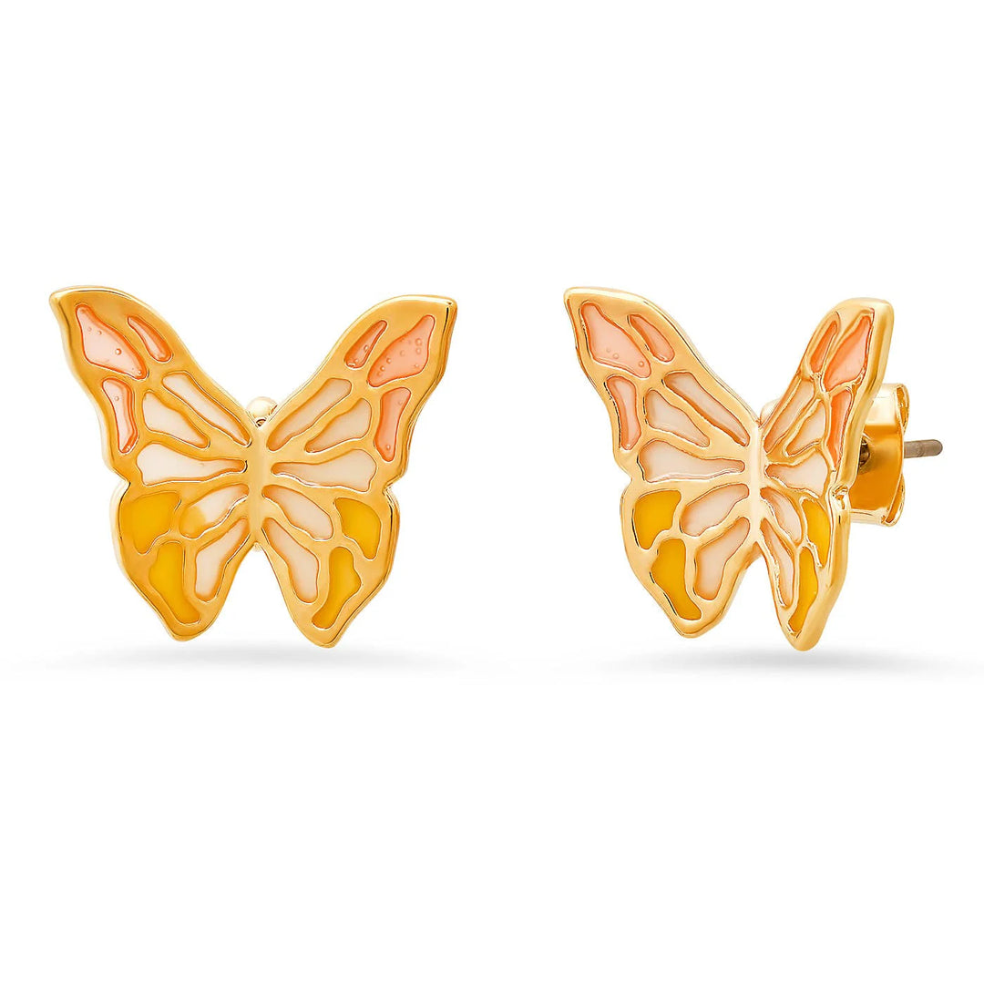 Enamel Butterfly Studs