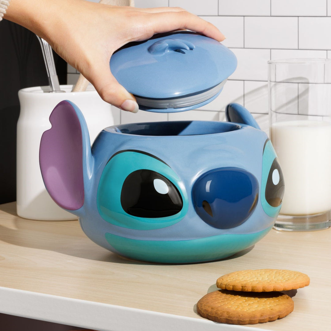 Stitch Shaped Cookie Jar