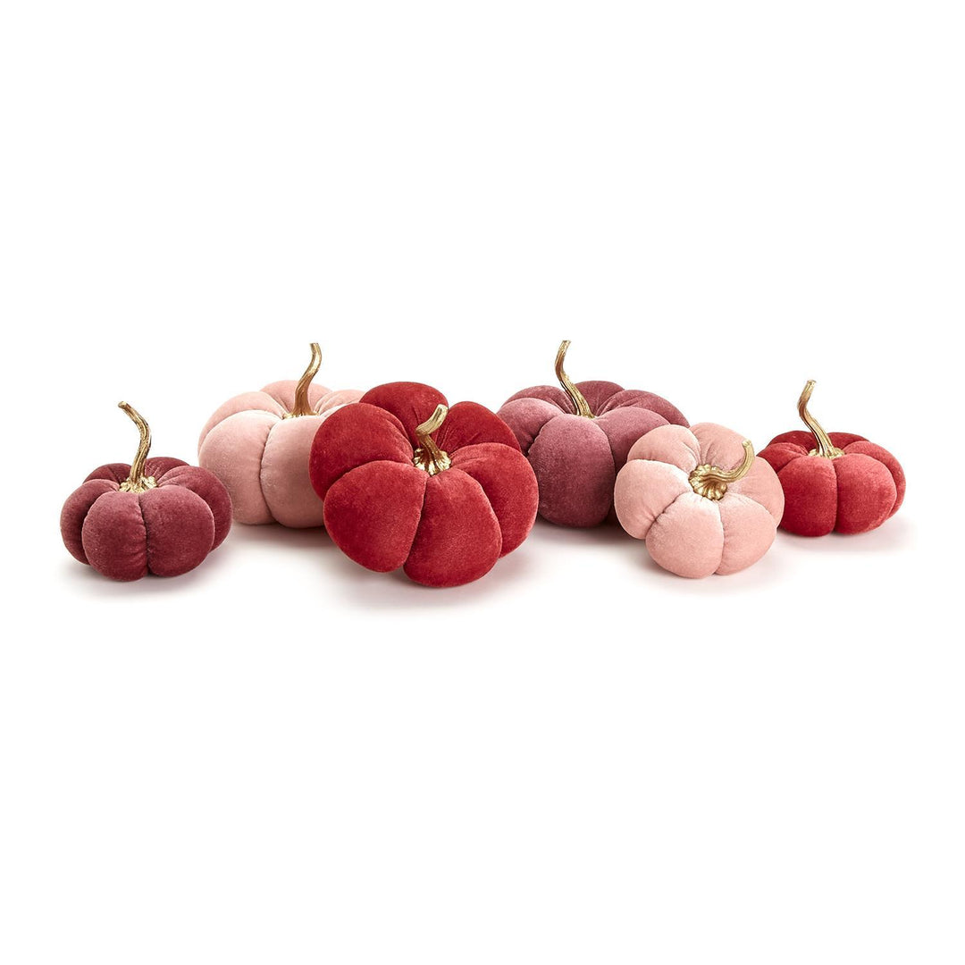 Autumn Blush Velvet Pumpkin- Small