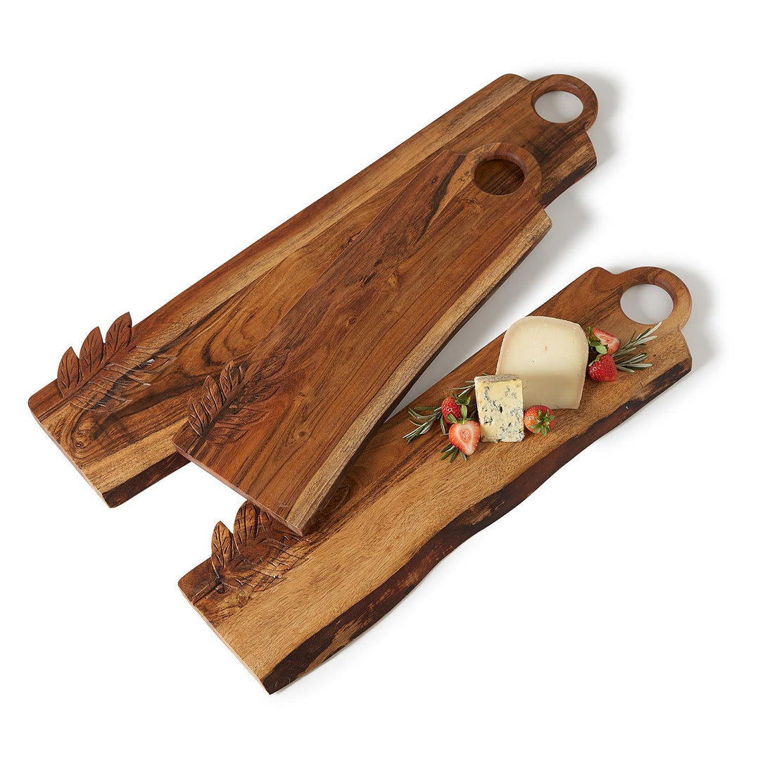 Leaf Design Serving Board- Short