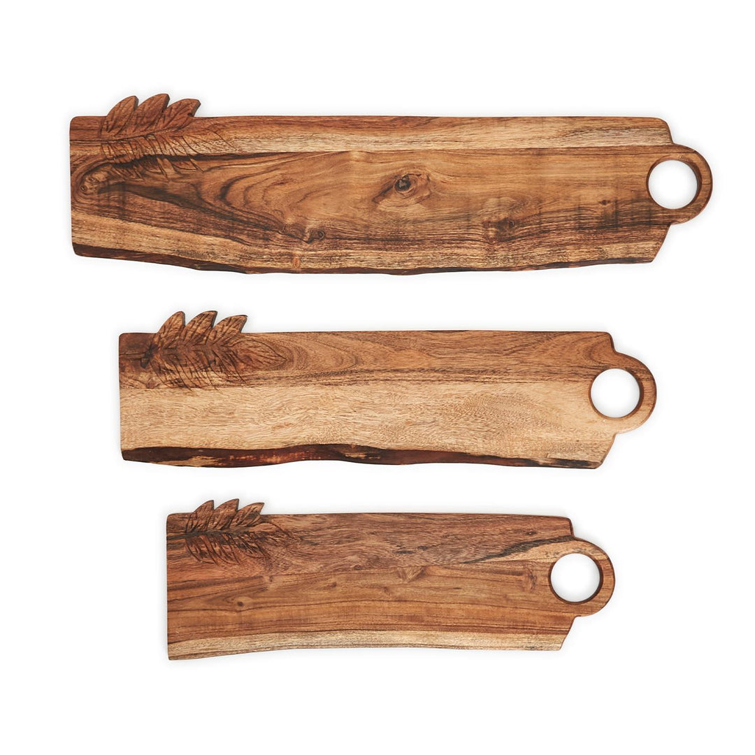 Leaf Design Serving Board- Short