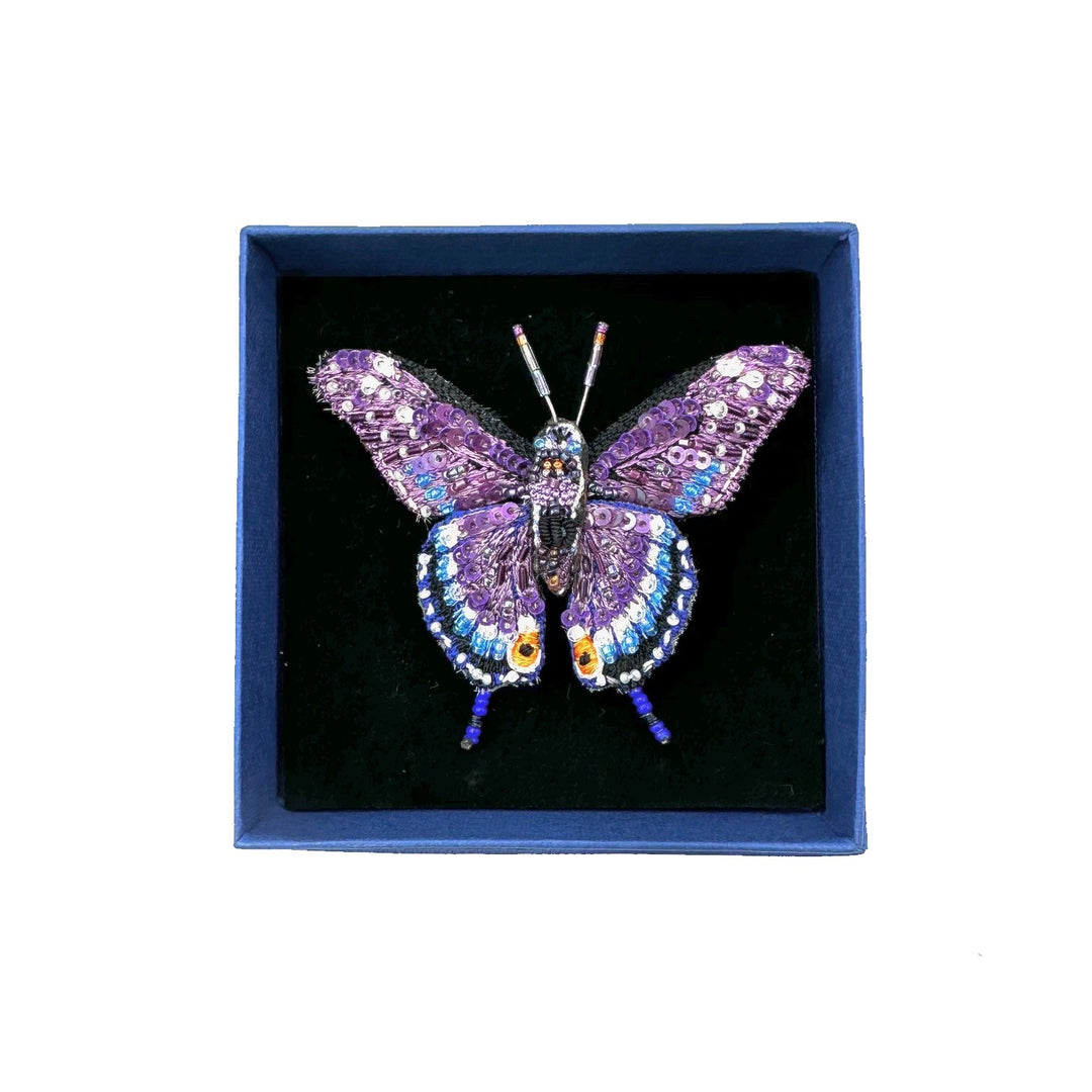 Eastern Black Swallowtail Butterfly Brooch