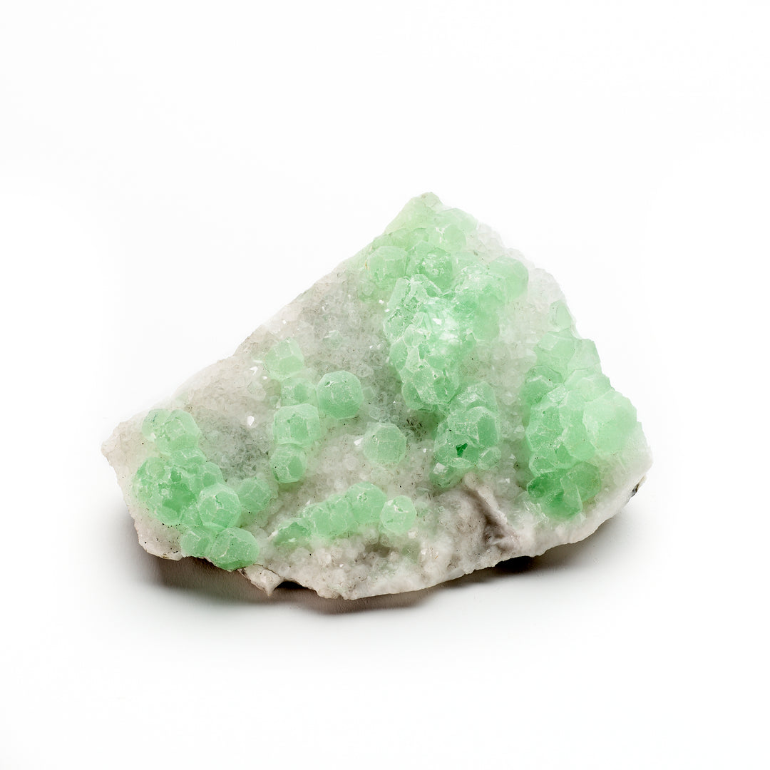 Green Fluorite on Matrix