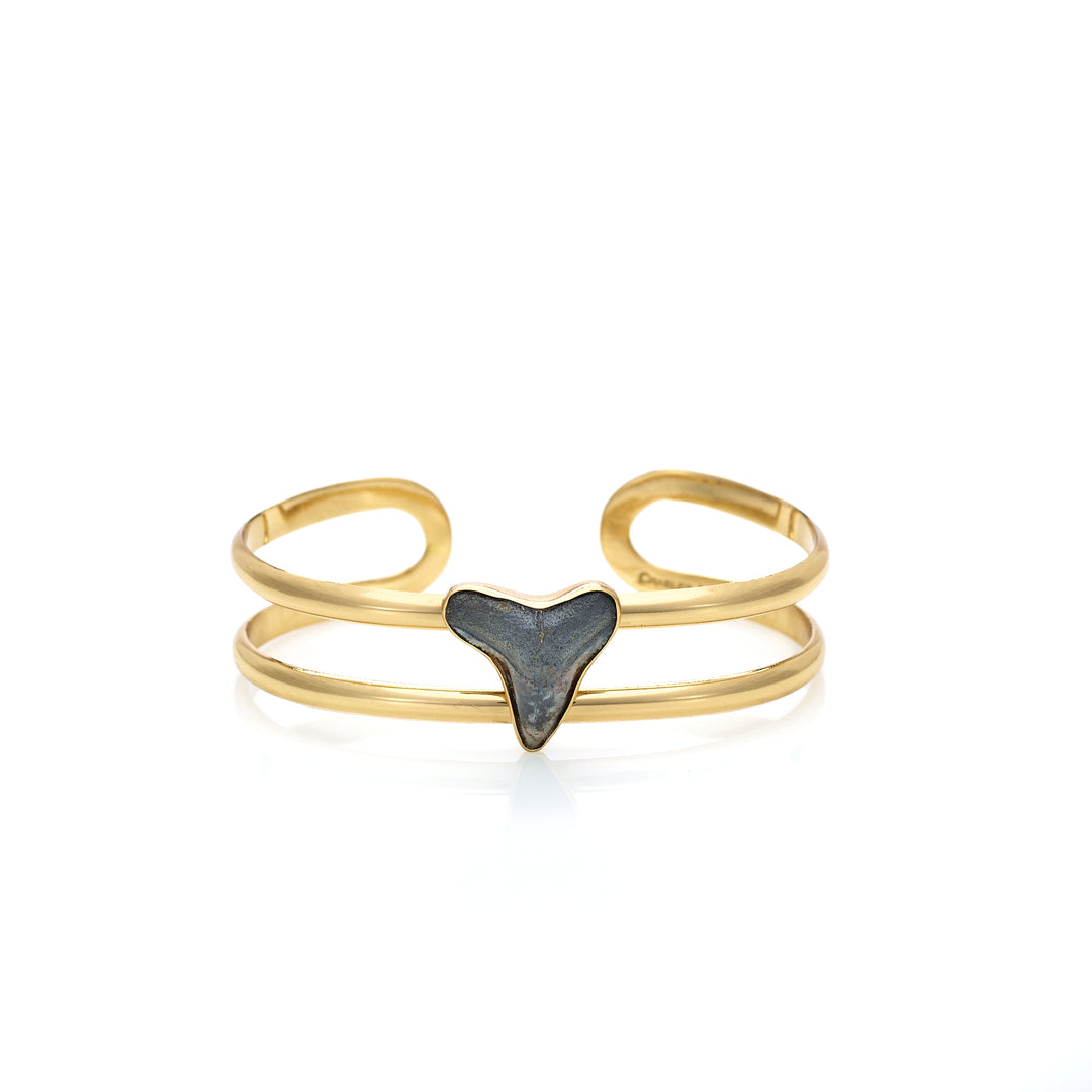 Alchemia Fossilized Shark Tooth Cuff