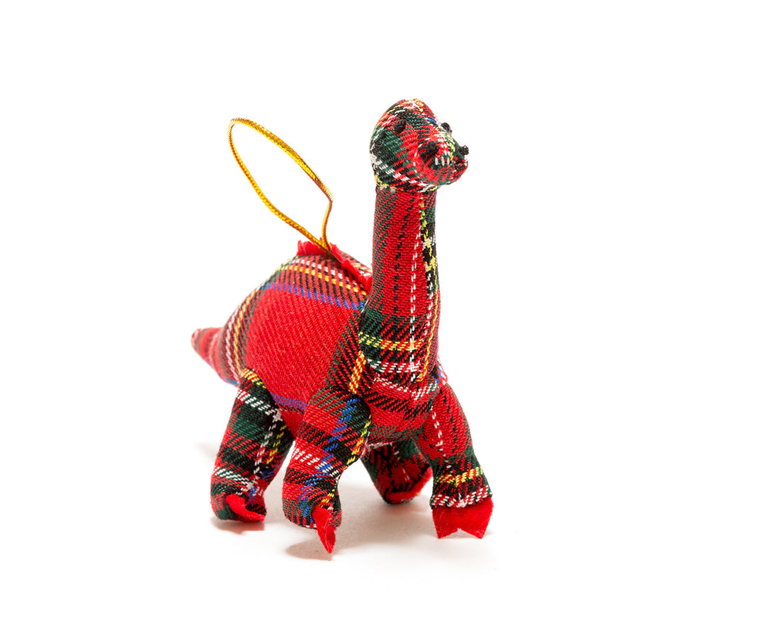 Red Tartan Diplo Hanging Ornament