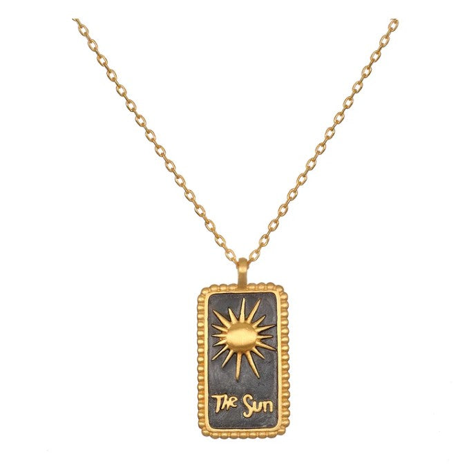 "The Sun" Major Arcana Tarot Necklace